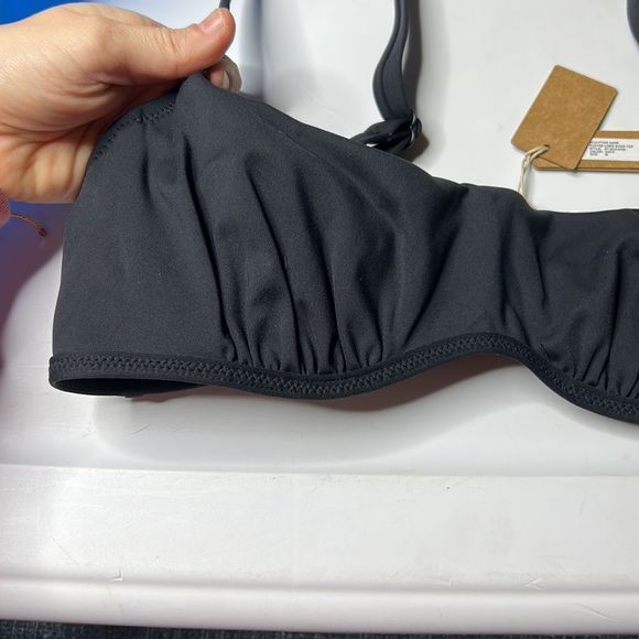NWT SKIMS SHAPING SWIM RUCHED UNDERWIRE BIKINI TOP - Picture 3 of 6